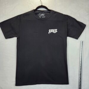 COVE Black Graphic T Shirt Men's Medium Pirate Ship Kraken Ocean